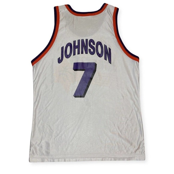 VINTAGE PHOENIX SUNS KEVIN JOHNSON 90s CHAMPION NBA BASKETBALL JERSEY ADULT 44 - Picture 2 of 7